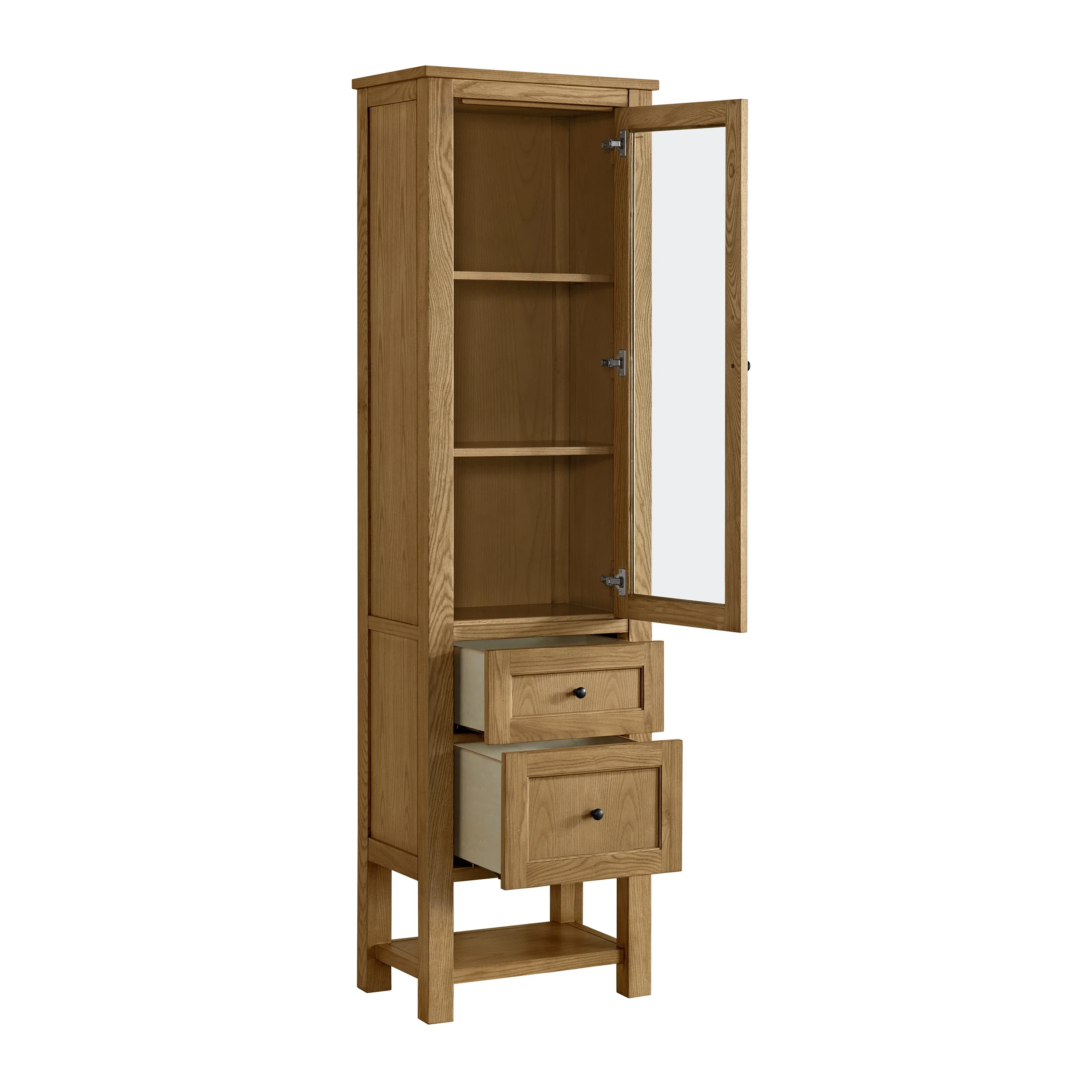 Breckenridge Linen Cabinet, Light Natural Oak