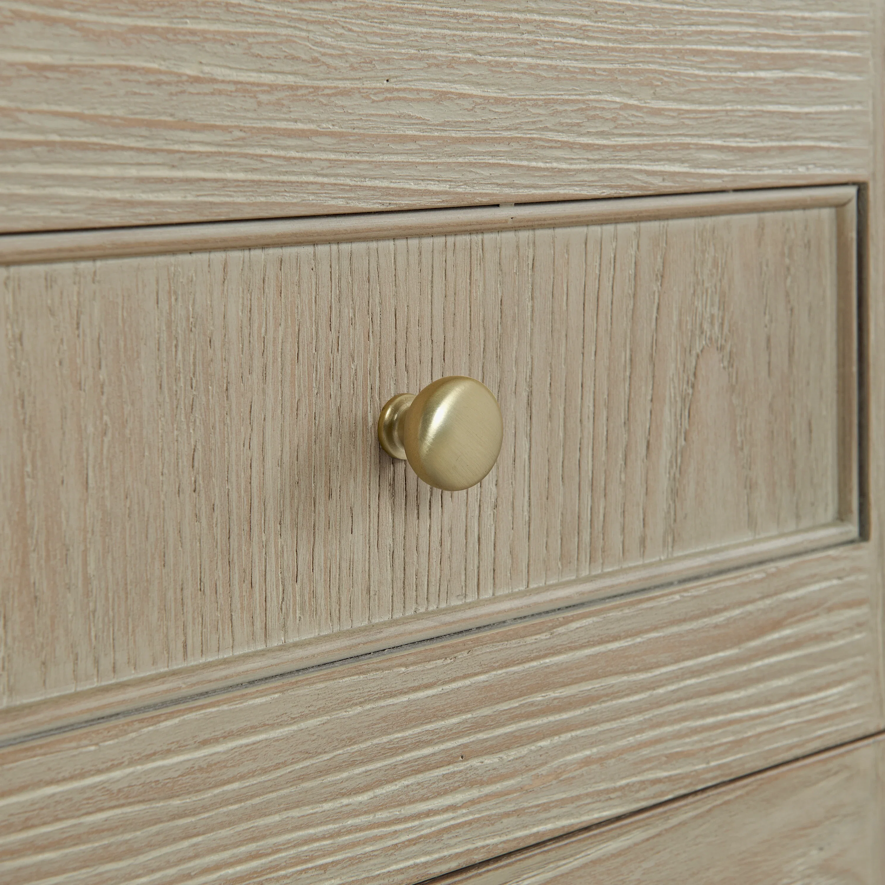 Breckenridge Linen Cabinet, Whitewashed Oak