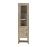 Breckenridge Linen Cabinet, Whitewashed Oak