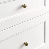Breckenridge 30" Single Vanity, Bright White w/ 3 CM Parisien Bleu Top