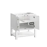 Breckenridge 30" Single Vanity Cabinet, Bright White