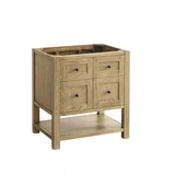 Breckenridge 30" Single Vanity, Light Natural Oak w/ 3 CM Lime Delight Top