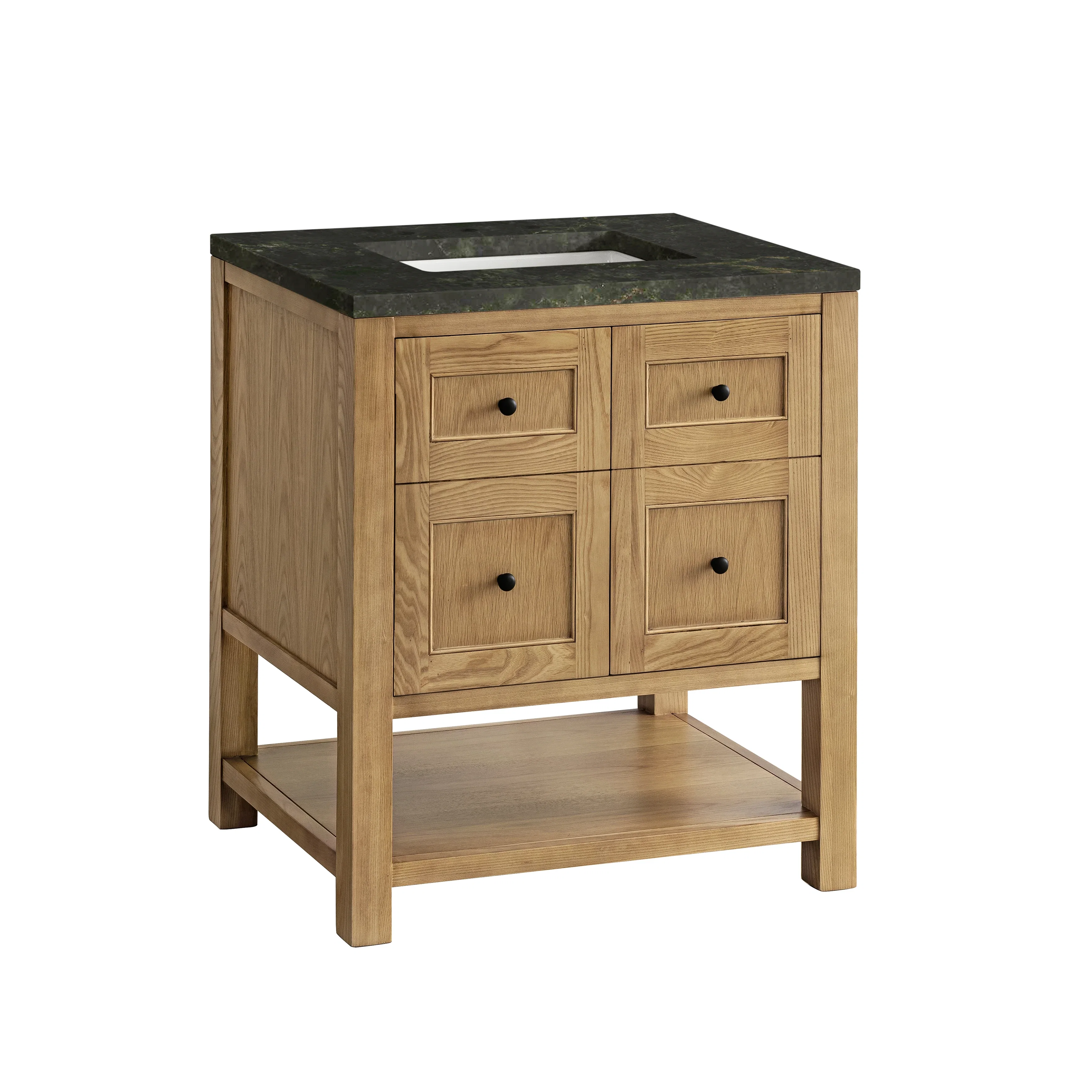 Breckenridge 30" Single Vanity, Light Natural Oak, w/ 3 CM Phantome Eclos Top