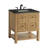 Breckenridge 30" Single Vanity, Light Natural Oak, w/ 3 CM Phantome Eclos Top