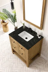 Breckenridge 30" Single Vanity, Light Natural Oak, w/ 3 CM Phantome Eclos Top