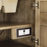 Breckenridge 30" Single Vanity, Light Natural Oak, w/ 3 CM Siberian Silestone Top