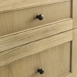 Breckenridge 30" Single Vanity, Light Natural Oak, w/ 3 CM Siberian Silestone Top