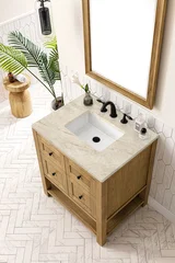 Breckenridge 30" Single Vanity, Light Natural Oak, w/ 3 CM Tajnar Eclos Top