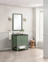 Breckenridge 30" Single Vanity, Smokey Celadon, w/ 3 CM Phantome Eclos Top