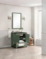 Breckenridge 30" Single Vanity, Smokey Celadon, w/ 3 CM Phantome Eclos Top