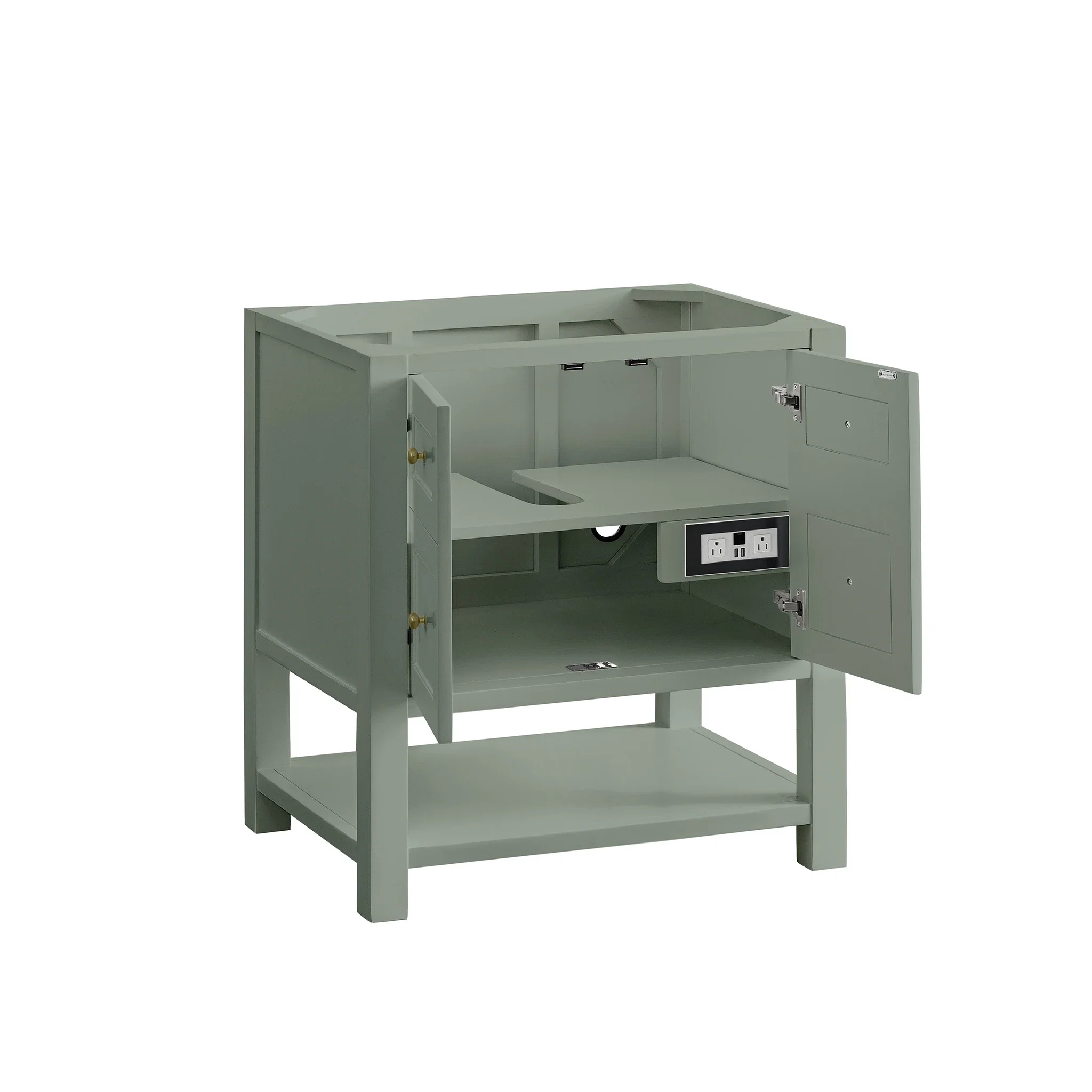 Breckenridge 30" Single Vanity Cabinet, Smokey Celadon
