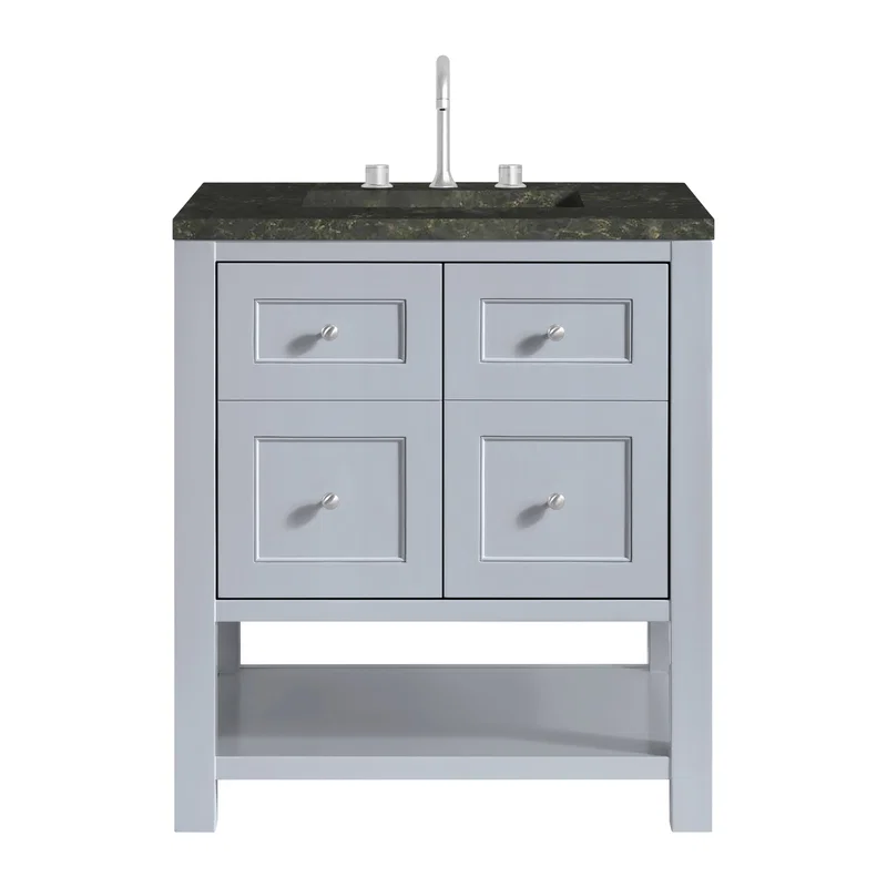 Breckenridge 30" Single Vanity, Serenity Blue, w/ 3 CM Phantome Eclos Top