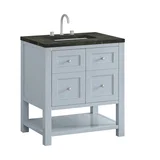 Breckenridge 30" Single Vanity, Serenity Blue, w/ 3 CM Phantome Eclos Top