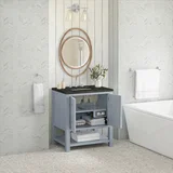 Breckenridge 30" Single Vanity, Serenity Blue, w/ 3 CM Phantome Eclos Top