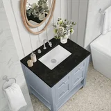 Breckenridge 30" Single Vanity, Serenity Blue, w/ 3 CM Phantome Eclos Top