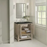 Breckenridge 30" Single Vanity, Whitewashed Oak, w/ 3 CM Phantome Eclos Top