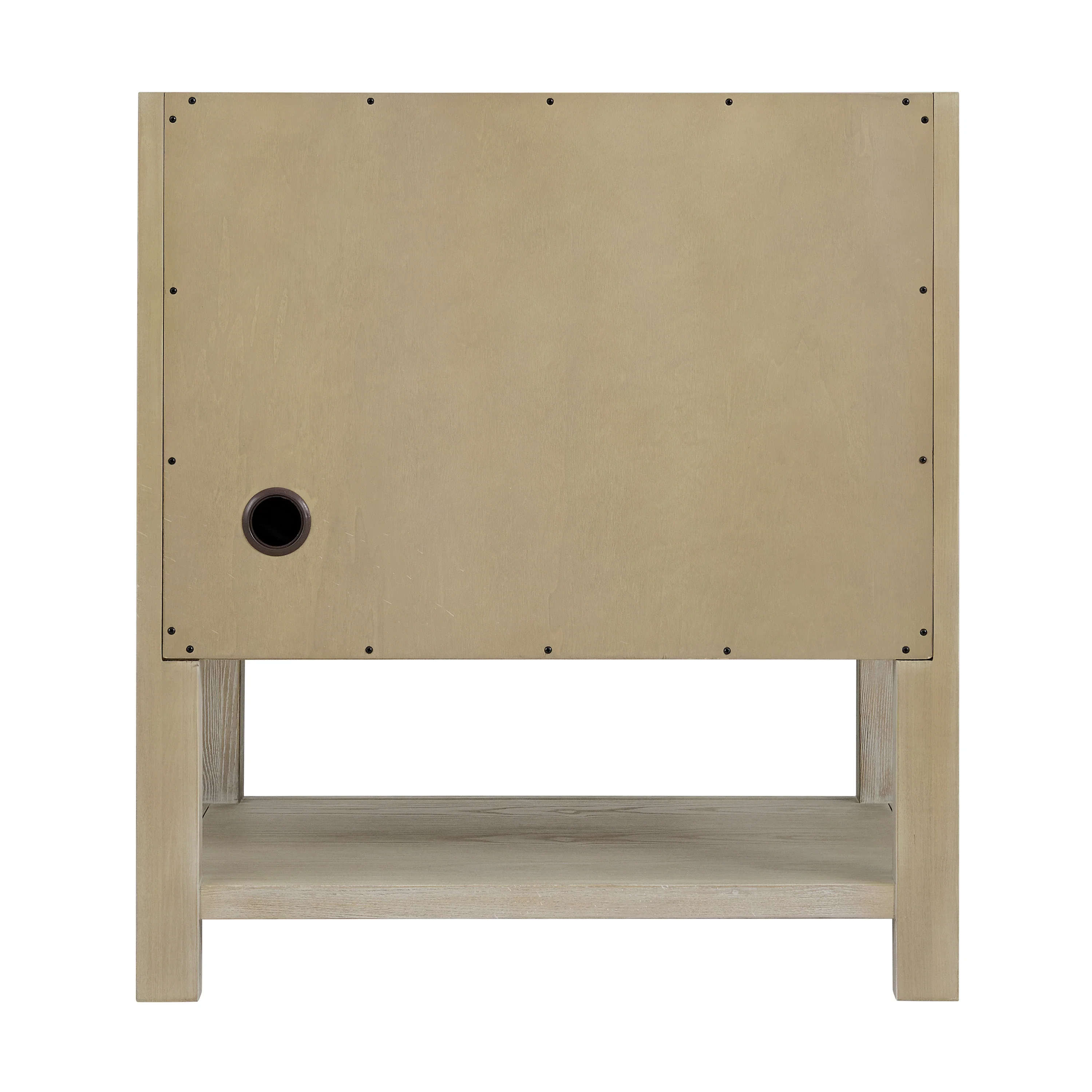 Breckenridge 30" Single Vanity, Whitewashed Oak w/ 3 CM White Zeus Silestone Top