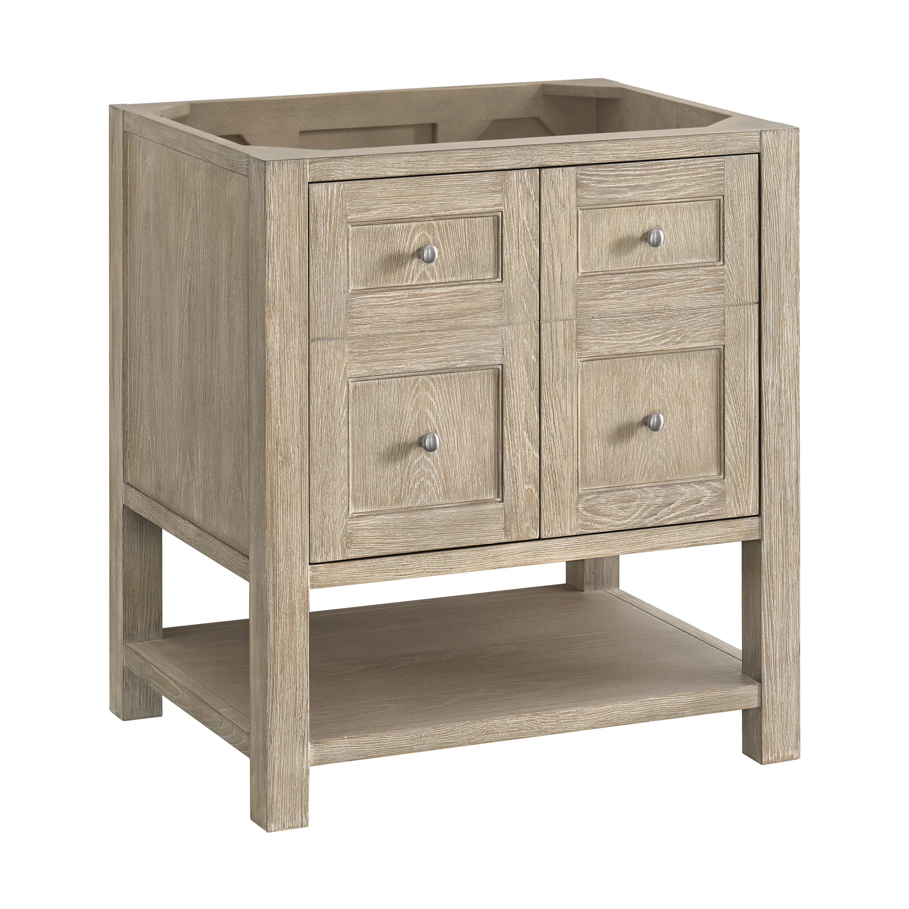 Breckenridge 30" Single Vanity, Whitewashed Oak