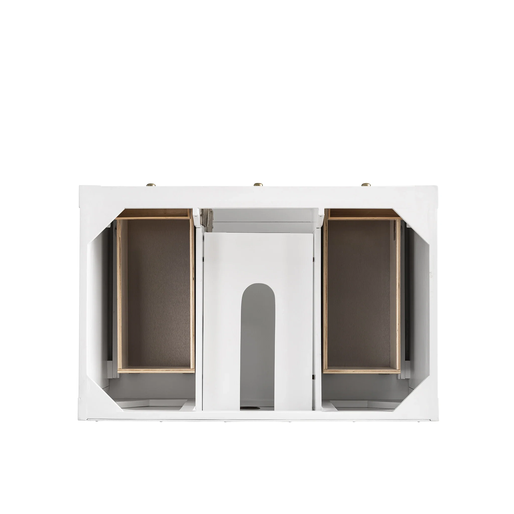 Breckenridge 36" Single Vanity, Bright White w/ 3 CM Carrara Marble Top