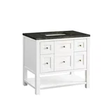 Breckenridge 36" Single Vanity, Bright White, w/ 3 CM Phantome Eclos Top