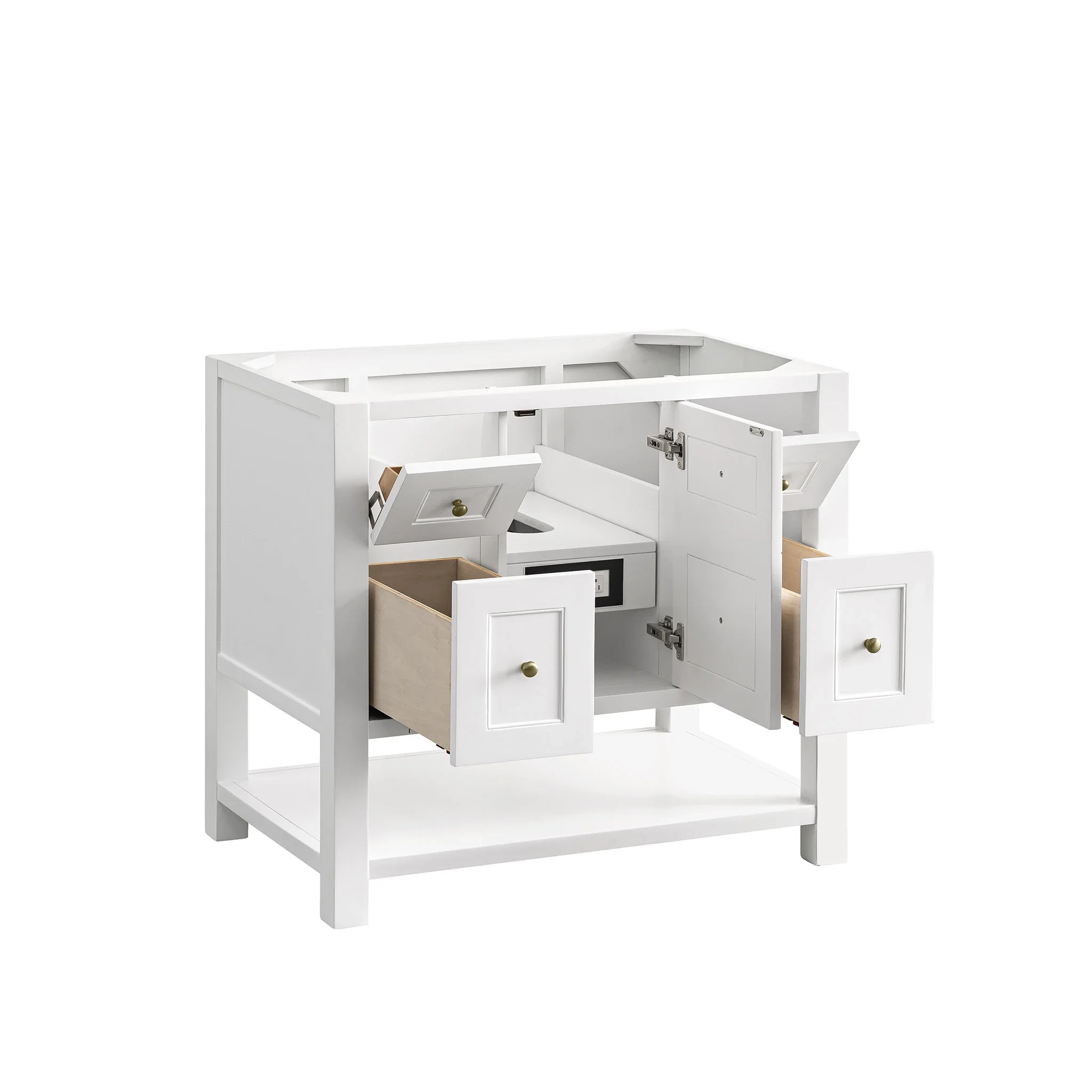 Breckenridge 36" Single Vanity Cabinet, Bright White