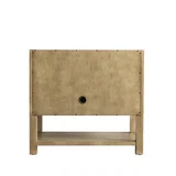 Breckenridge 36" Single Vanity, Light Natural Oak w/ 3 CM Charcoal Soapstone Top