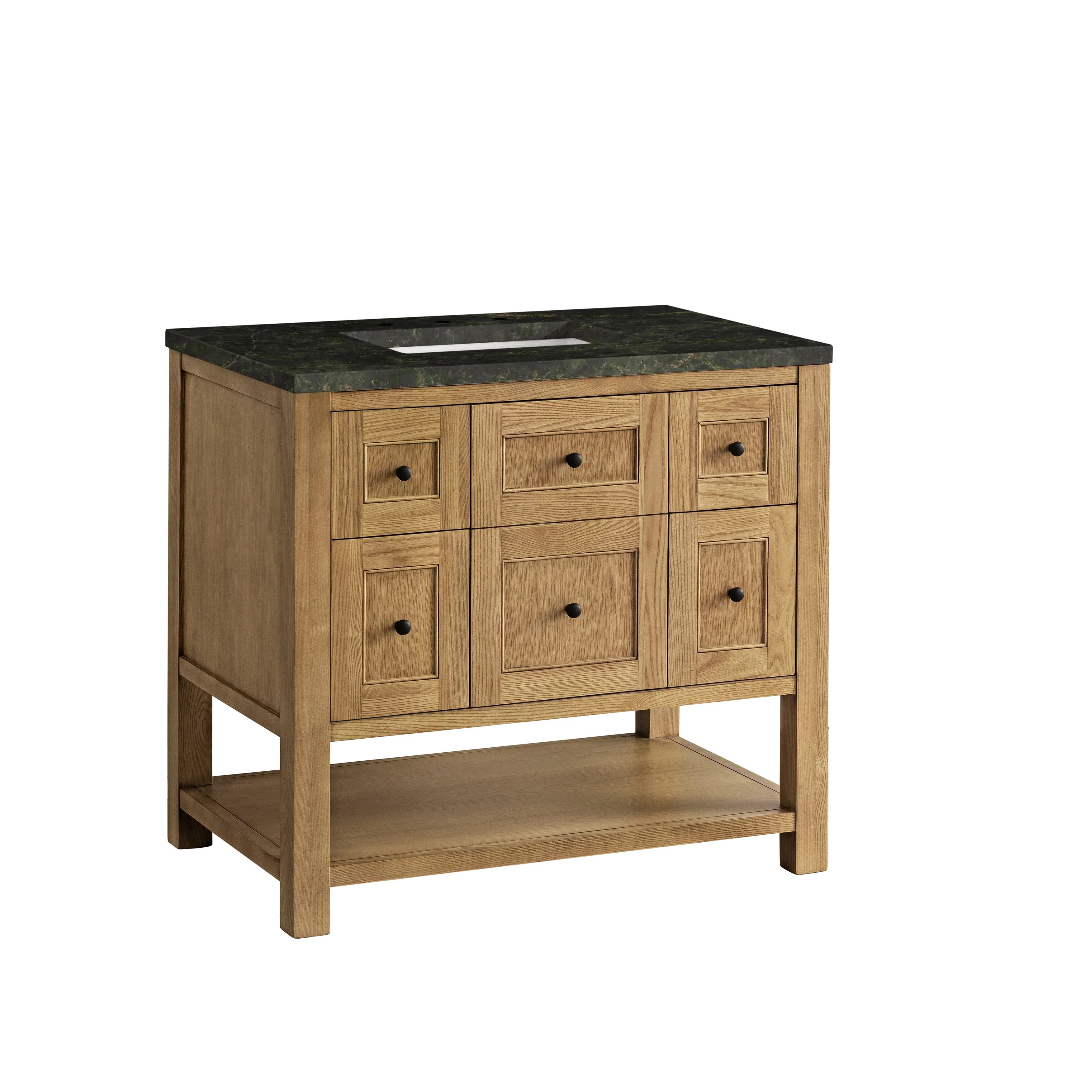 Breckenridge 36" Single Vanity, Light Natural Oak, w/ 3 CM Phantome Eclos Top