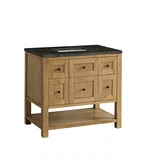 Breckenridge 36" Single Vanity, Light Natural Oak, w/ 3 CM Phantome Eclos Top