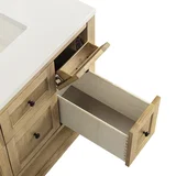 Breckenridge 36" Single Vanity, Light Natural Oak, w/ 3 CM Phantome Eclos Top