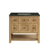Breckenridge 36" Single Vanity, Light Natural Oak, w/ 3 CM Phantome Eclos Top