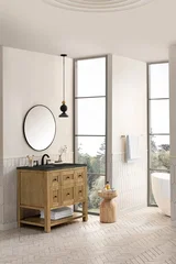 Breckenridge 36" Single Vanity, Light Natural Oak, w/ 3 CM Phantome Eclos Top