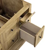 Breckenridge 36" Single Vanity Cabinet, Light Natural Oak