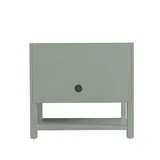 Breckenridge 36" Single Vanity, Smokey Celadon w/ Single Hole 3 CM White Zeus Top & Backsplash