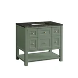 Breckenridge 36" Single Vanity, Smokey Celadon, w/ 3 CM Phantome Eclos Top