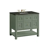 Breckenridge 36" Single Vanity, Smokey Celadon, w/ 3 CM Phantome Eclos Top
