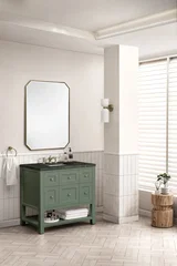 Breckenridge 36" Single Vanity, Smokey Celadon, w/ 3 CM Phantome Eclos Top