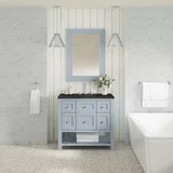 Breckenridge 36" Single Vanity, Serenity Blue, w/ 3 CM Phantome Eclos Top