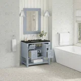 Breckenridge 36" Single Vanity, Serenity Blue, w/ 3 CM Phantome Eclos Top