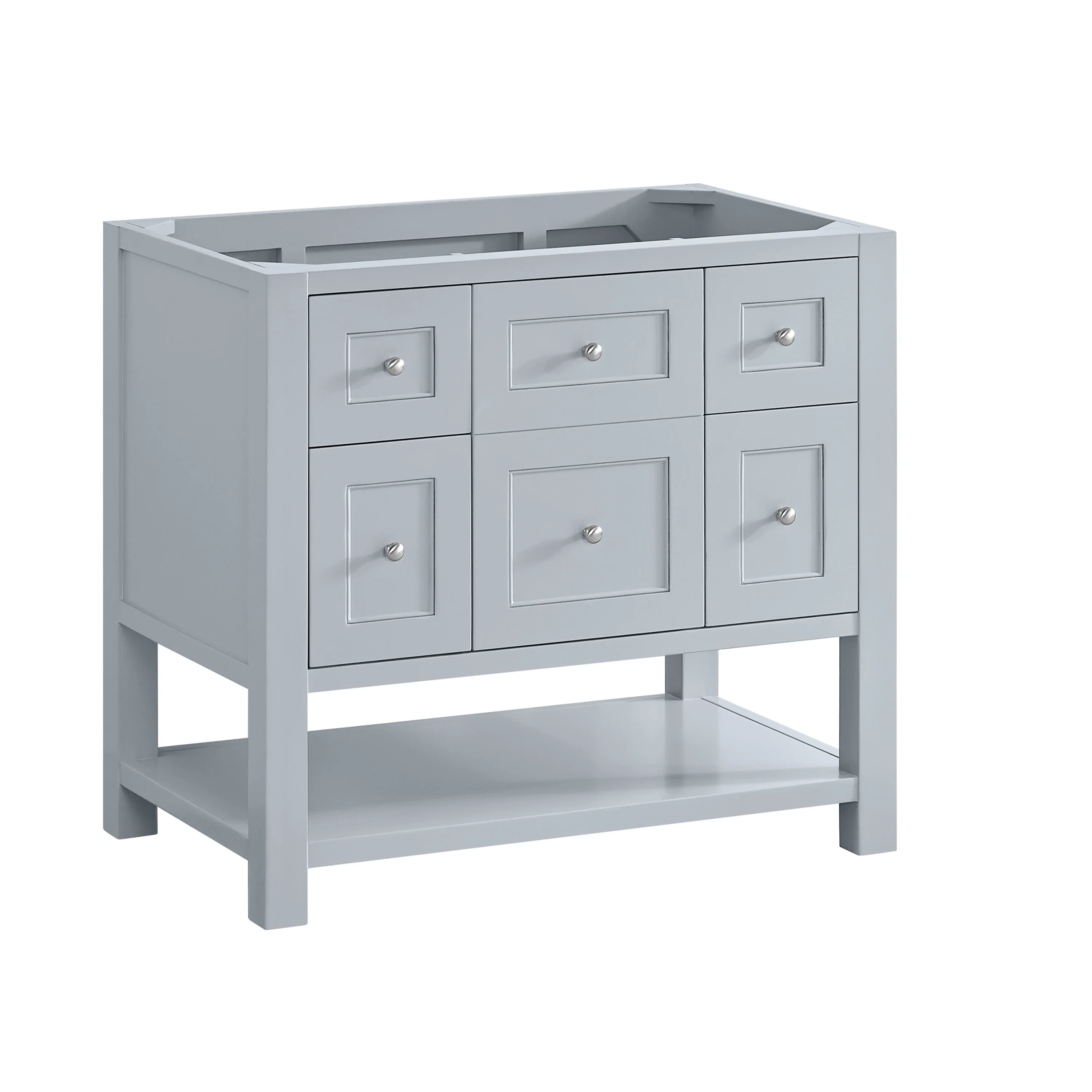 Breckenridge 36" Single Vanity, Serenity Blue, w/ 3 CM Tajnar Eclos Top