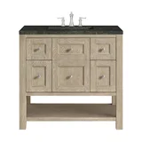Breckenridge 36" Single Vanity, Whitewashed Oak, w/ 3 CM Phantome Eclos Top