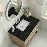Breckenridge 36" Single Vanity, Whitewashed Oak, w/ 3 CM Phantome Eclos Top