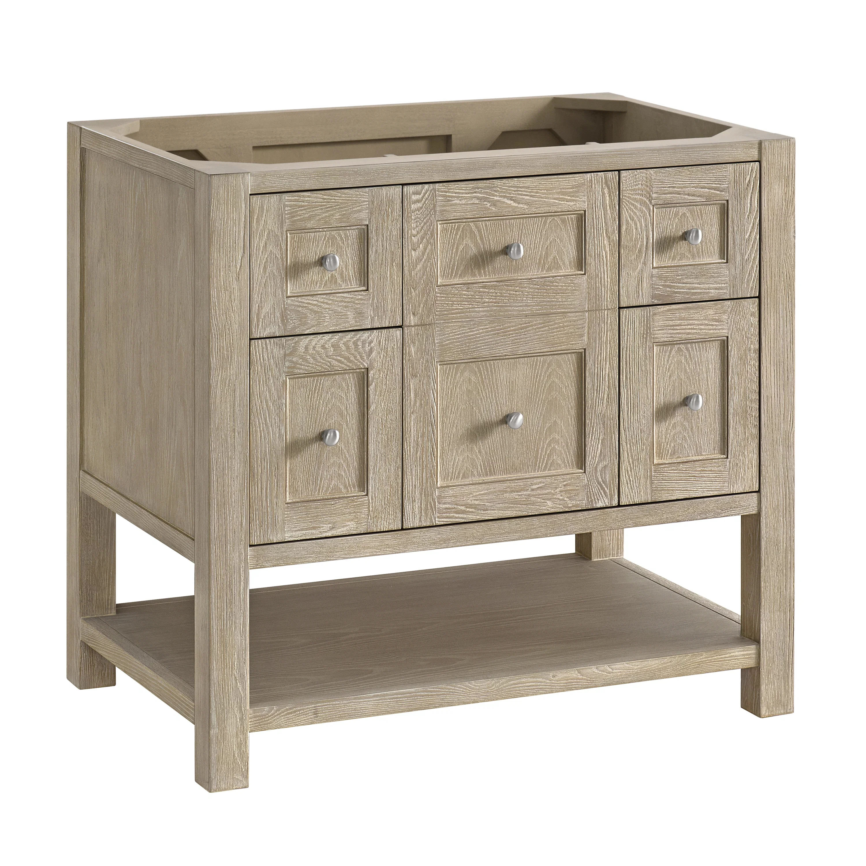 Breckenridge 36" Single Vanity, Whitewashed Oak