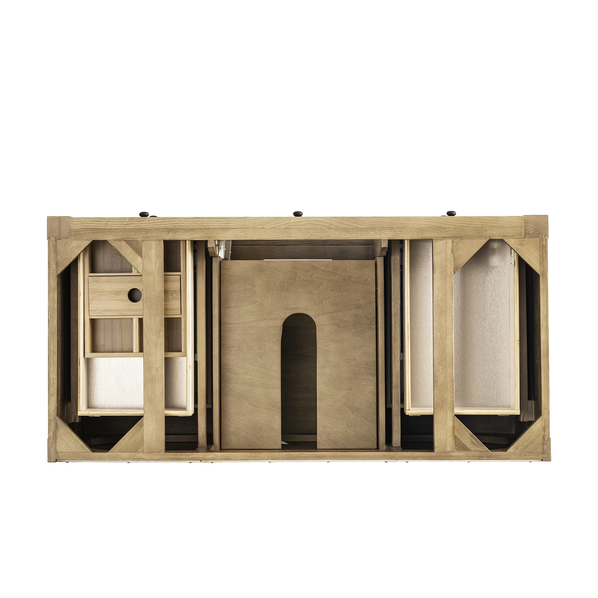 Breckenridge 48" Single Vanity, Light Natural Oak w/ 3 CM Cala Blue Top