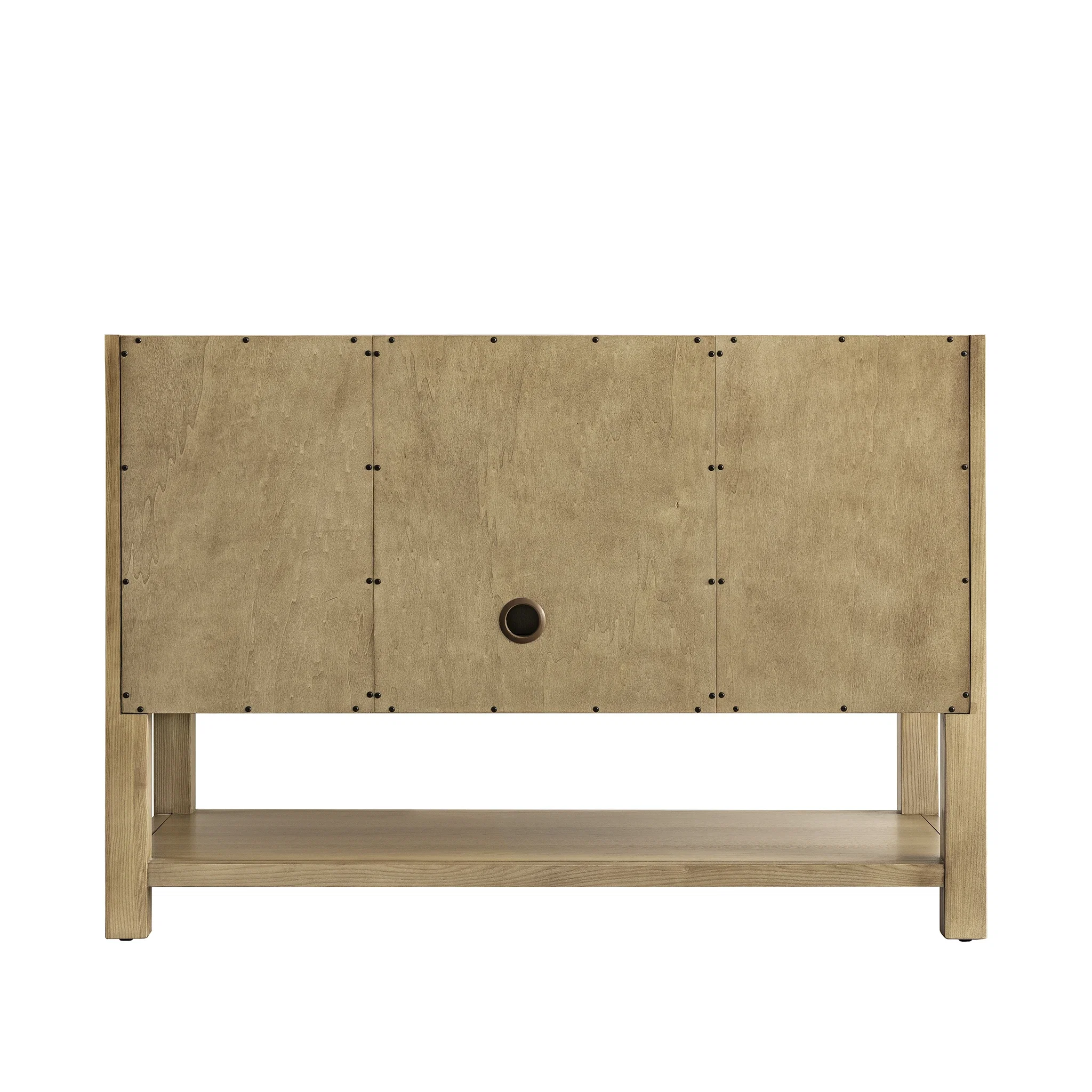 Breckenridge 48" Single Vanity, Light Natural Oak w/ 3 CM Eternal Jasmine Pearl Top