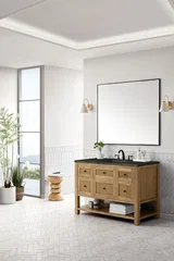 Breckenridge 48" Single Vanity, Light Natural Oak, w/ 3 CM Phantome Eclos Top