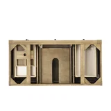 Breckenridge 48" Single Vanity, Light Natural Oak w/ 3 CM Ethereal Noctis Top w/FreePower Wireless Charger