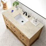 Breckenridge 48" Single Vanity, Light Natural Oak, w/ 3 CM Tajnar Eclos Top w/FreePower Wireless Charger
