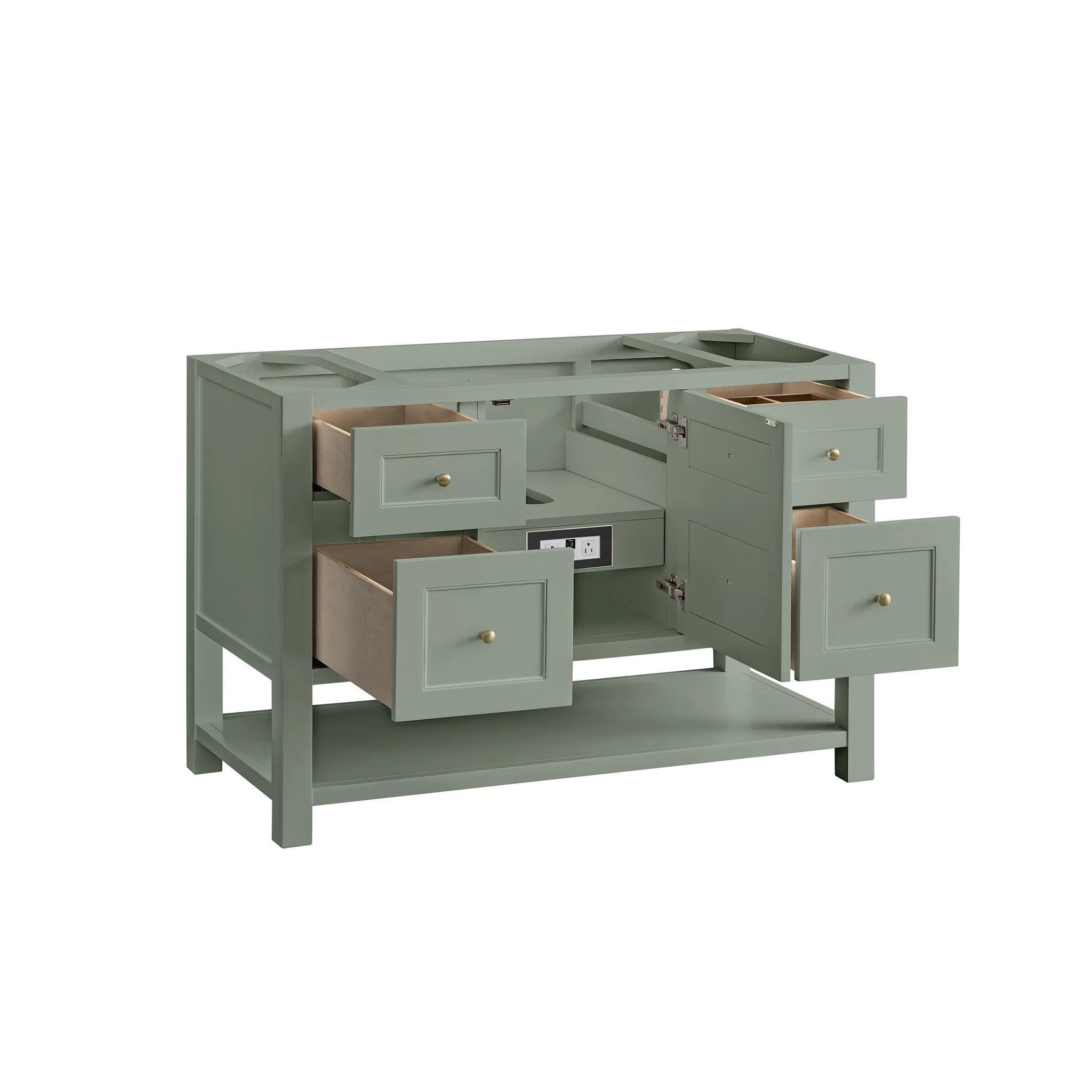 Breckenridge 48" Single Vanity Cabinet, Smokey Celadon