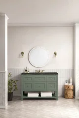 Breckenridge 48" Single Vanity, Smokey Celadon, w/ 3 CM Phantome Eclos Top