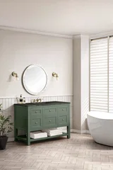 Breckenridge 48" Single Vanity, Smokey Celadon, w/ 3 CM Phantome Eclos Top